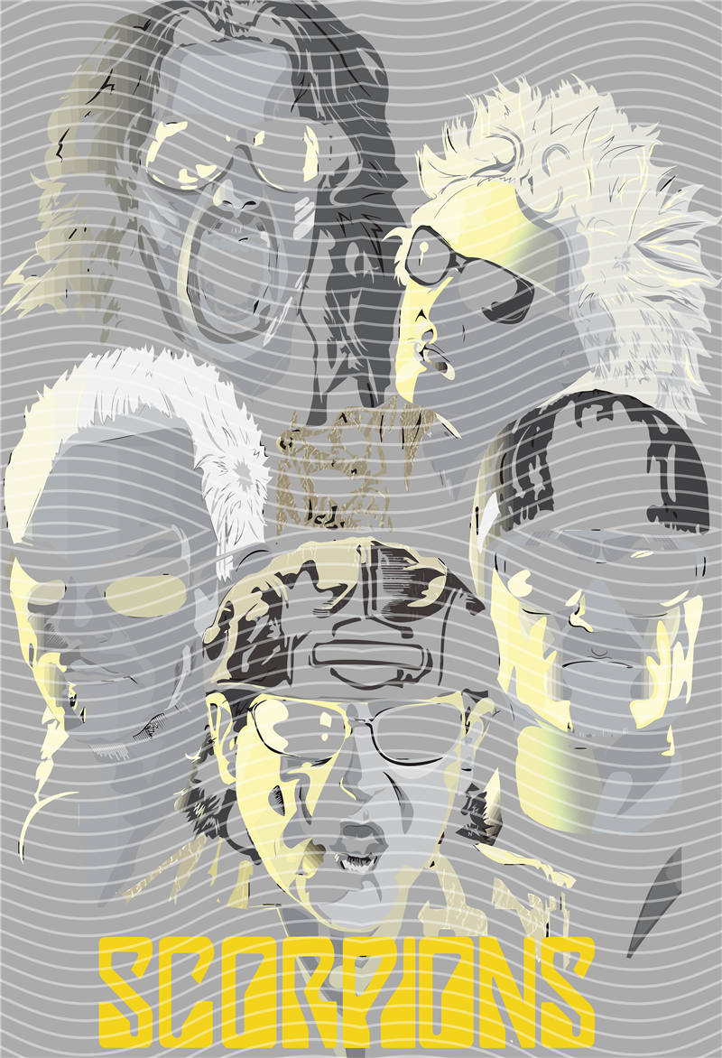 Metal band half tone-MB 128